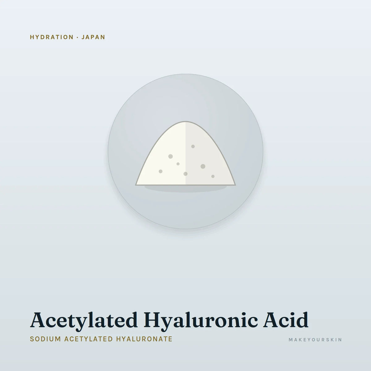 Acetylated Hyaluronic Acid (Sodium Acetylated Hyaluronate) — powder, Japan · J-Beauty — MakeYourSkin