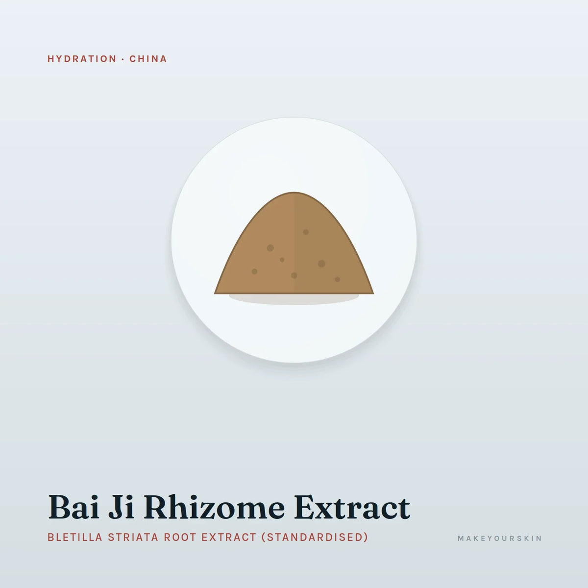 Bai Ji Rhizome Extract (Bletilla Striata Root Extract (Standardised)) — powder, China · TCM — MakeYourSkin