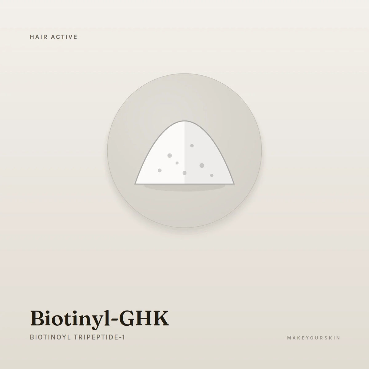Biotinyl-GHK (Biotinoyl Tripeptide-1) — powder, Global — MakeYourSkin