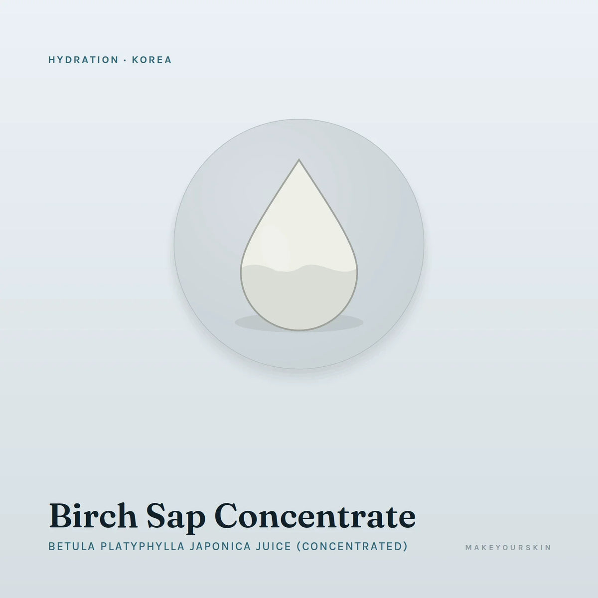 Birch Sap Concentrate (Betula Platyphylla Japonica Juice (Concentrated)) — liquid, Korea · K-Beauty — MakeYourSkin