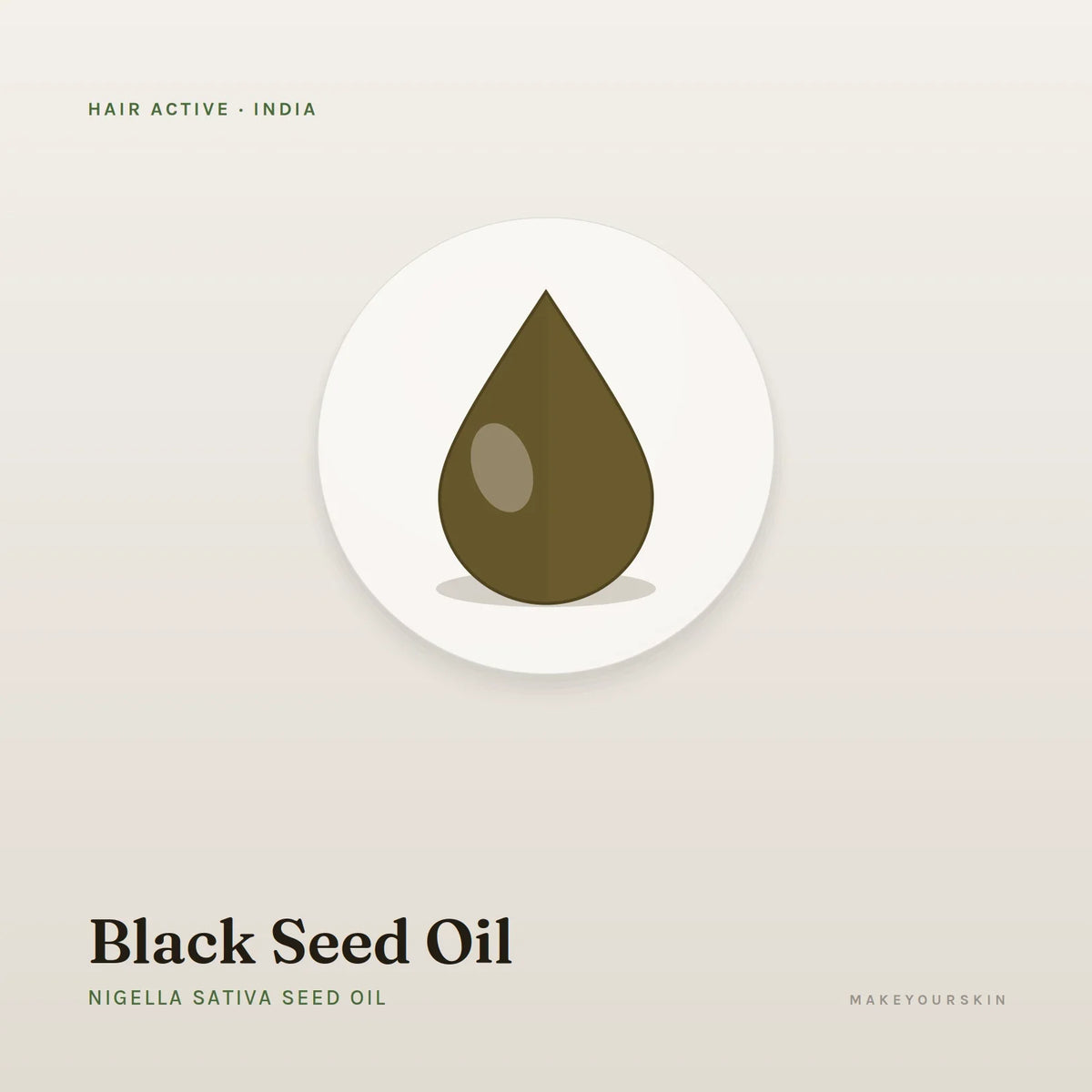 Black Seed Oil (Nigella Sativa Seed Oil) — oil, India · Ayurveda — MakeYourSkin