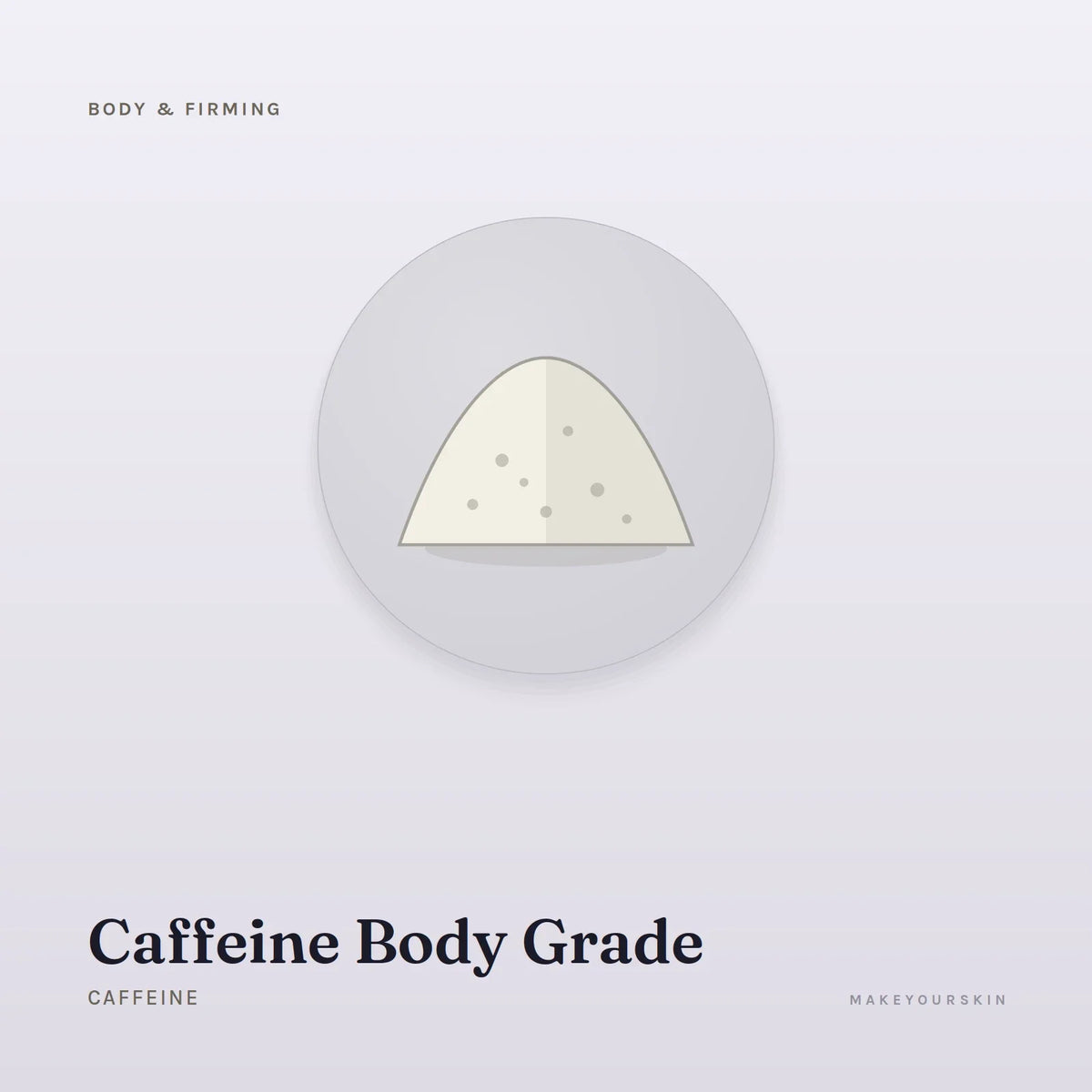 Caffeine Body Grade (Caffeine) — powder, Global — MakeYourSkin