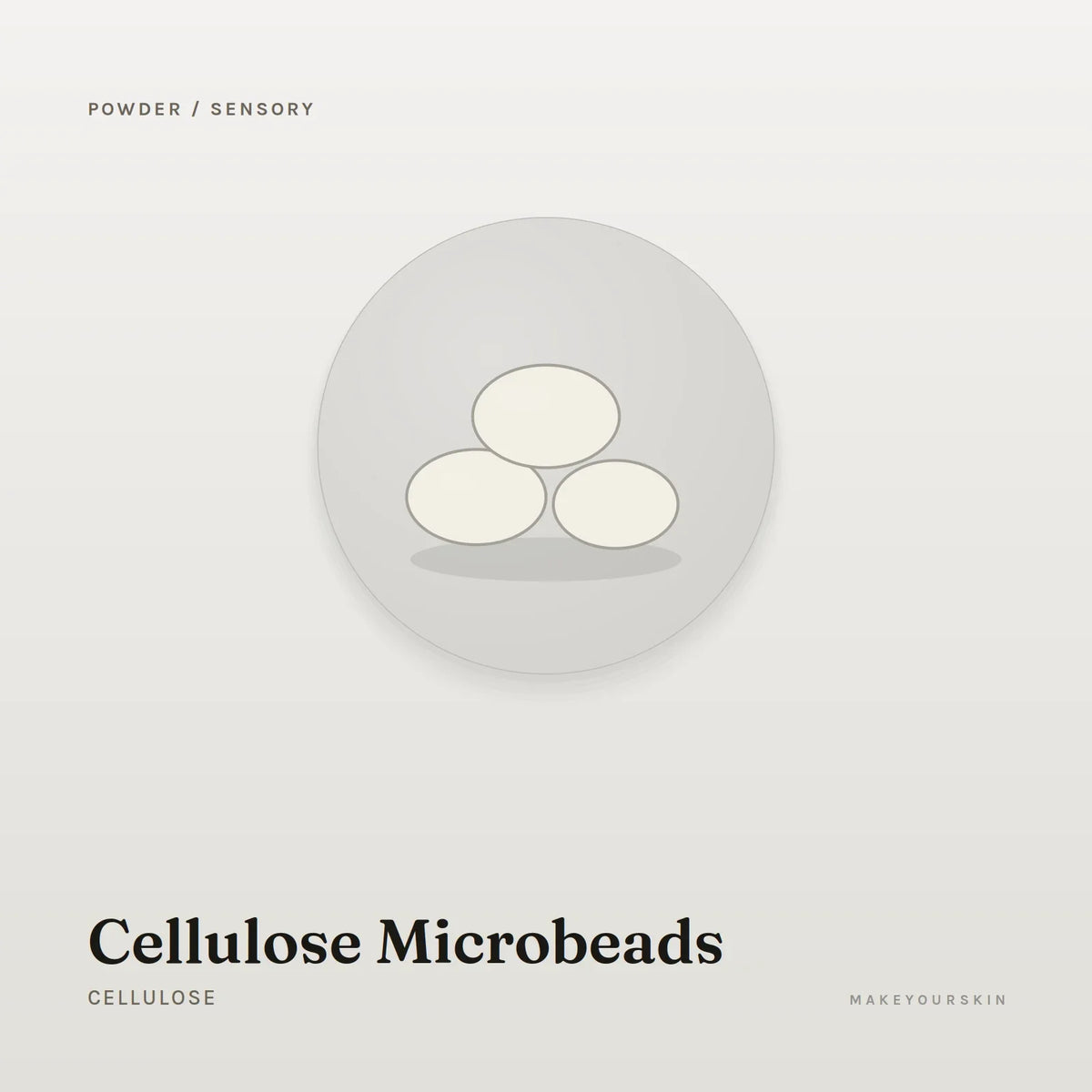 Cellulose Microbeads (Cellulose) — wax / solid, Global — MakeYourSkin
