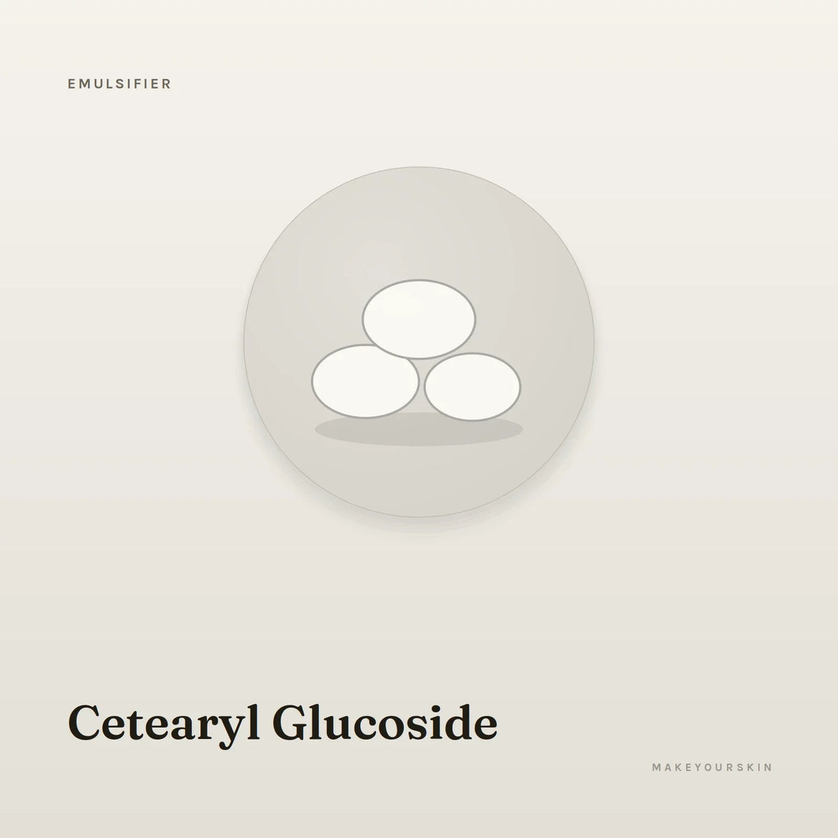 Cetearyl Glucoside — wax / solid, Global — MakeYourSkin