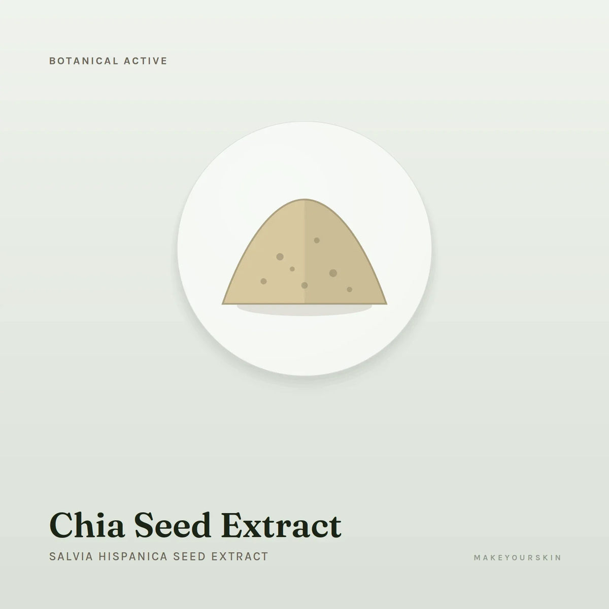 Chia Seed Extract (Salvia Hispanica Seed Extract) — powder, Global — MakeYourSkin