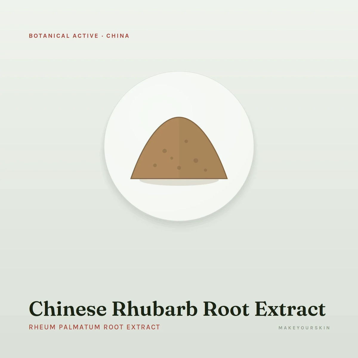 Chinese Rhubarb Root Extract (Rheum Palmatum Root Extract) — powder, China · TCM — MakeYourSkin