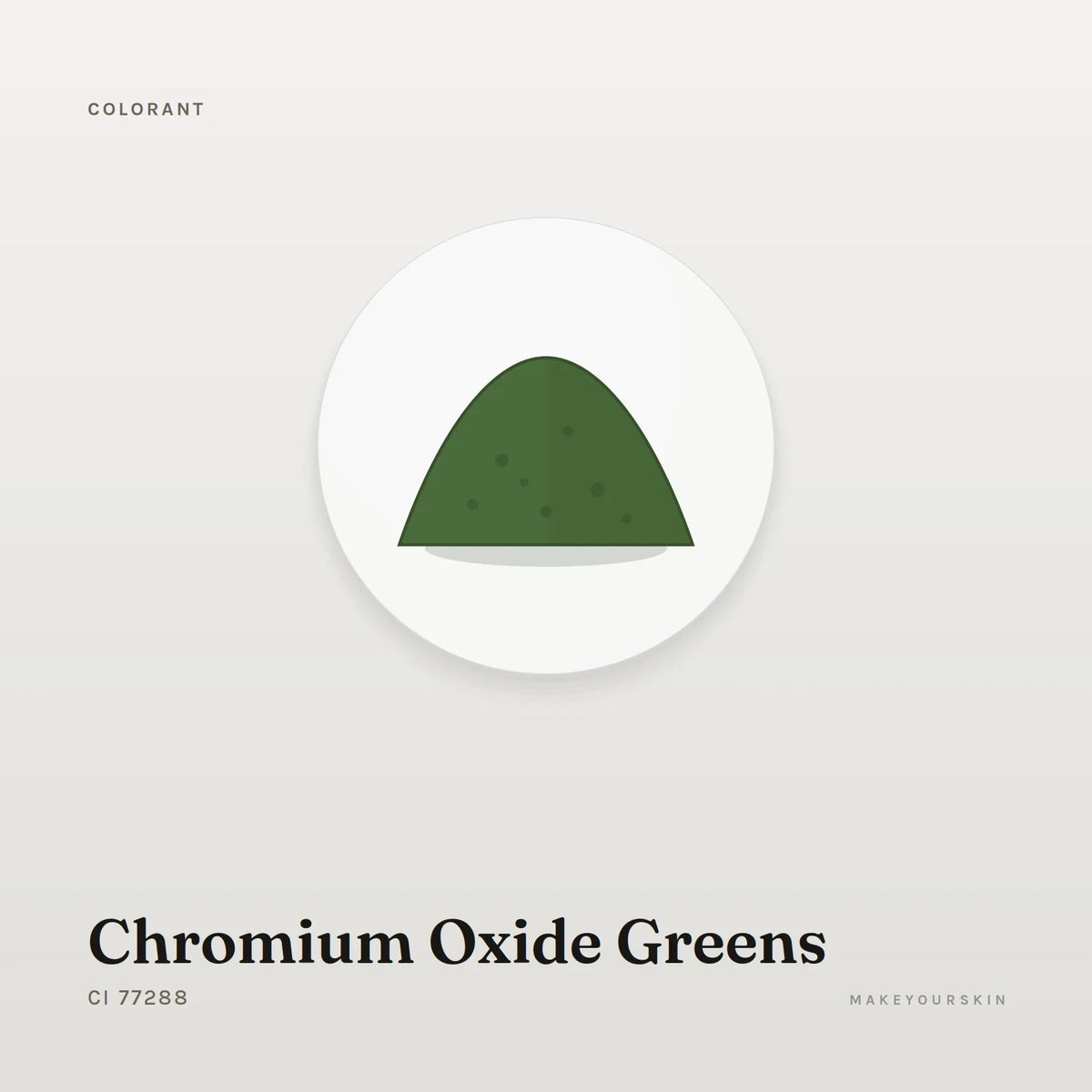 Chromium Oxide Greens (CI 77288) — powder, Global — MakeYourSkin