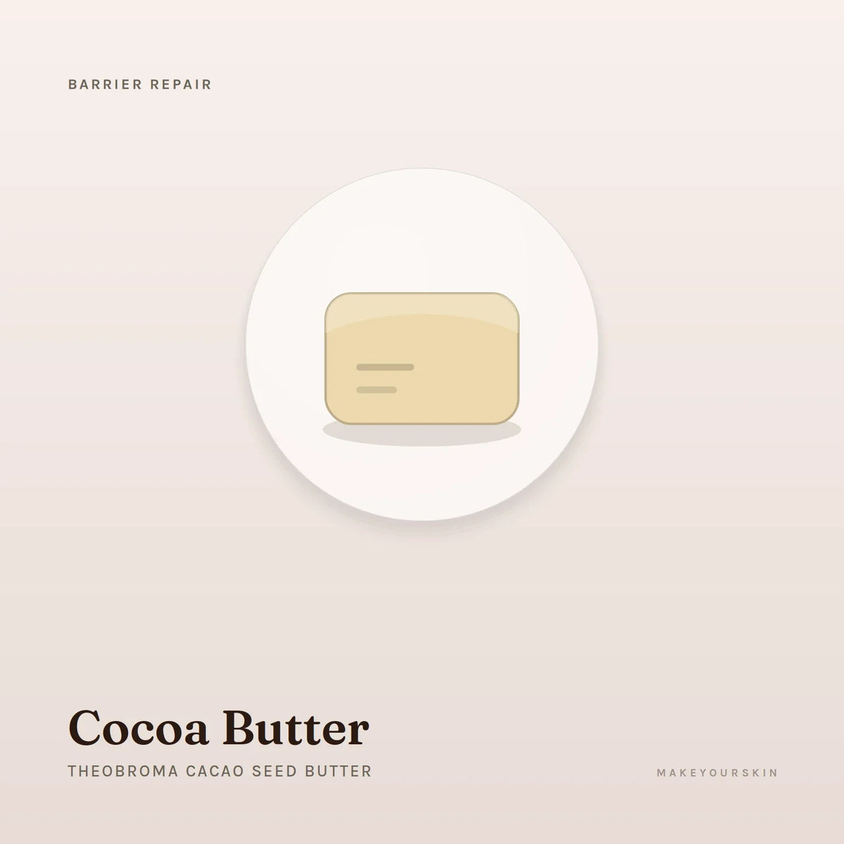 Cocoa Butter (Theobroma Cacao Seed Butter) — butter, Global — MakeYourSkin