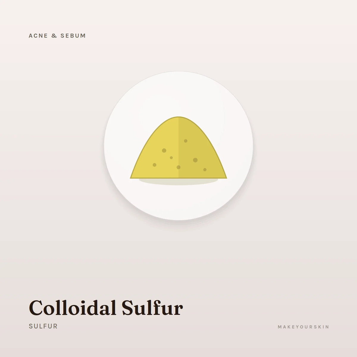Colloidal Sulfur (Sulfur) — powder, Global — MakeYourSkin