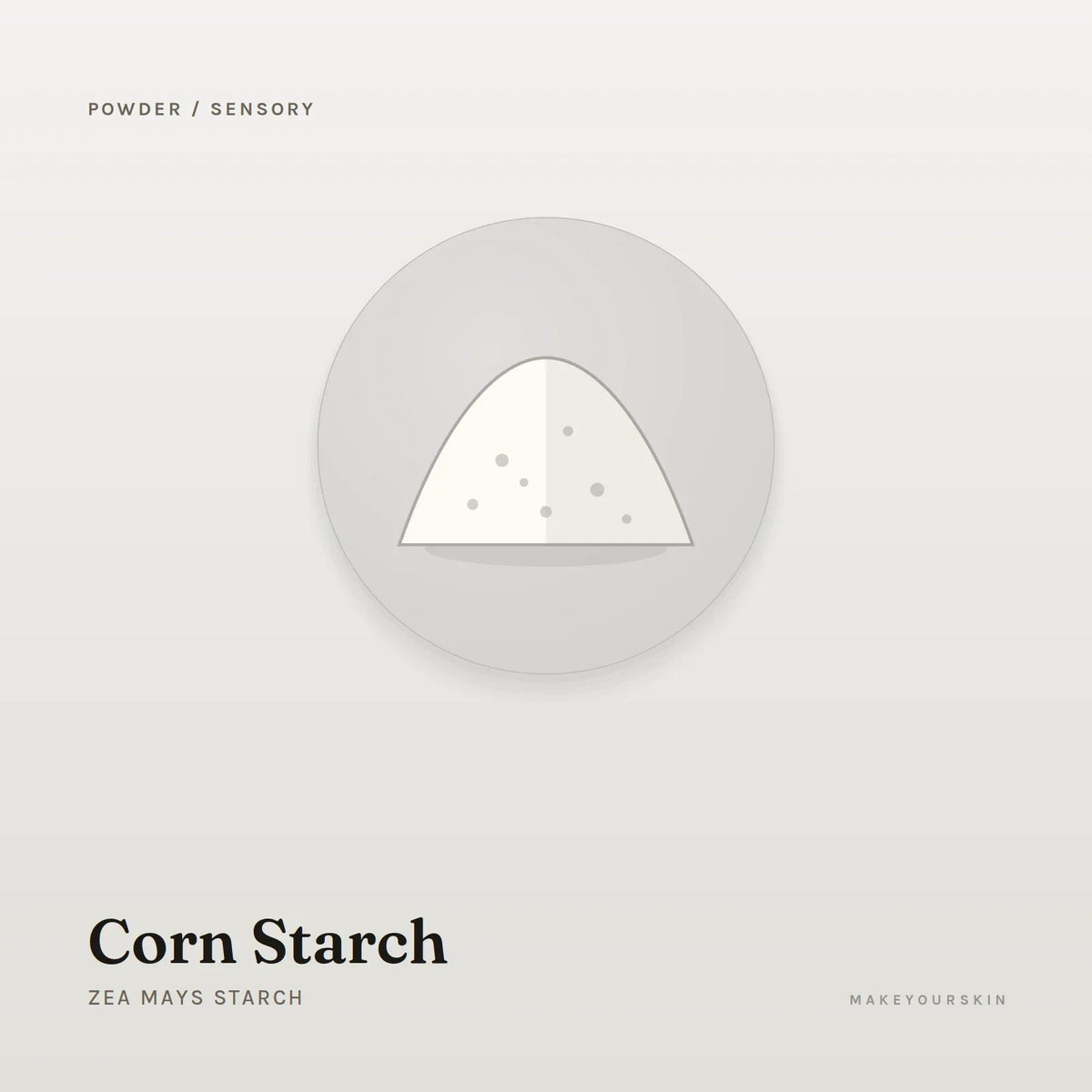 Corn Starch (Zea Mays Starch) — powder, Global — MakeYourSkin