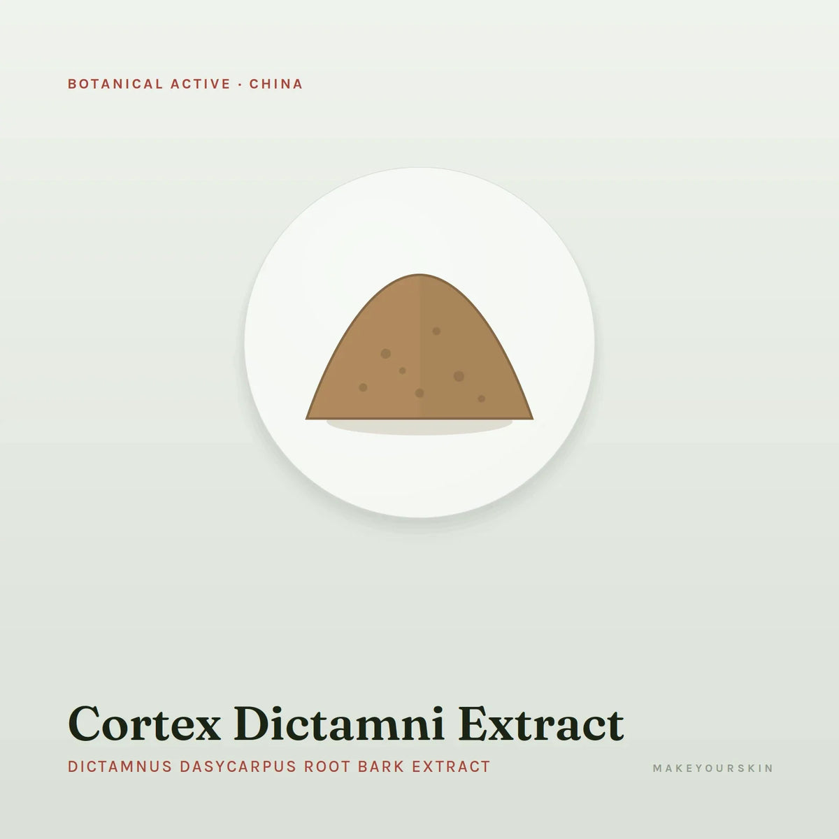 Cortex Dictamni Extract (Dictamnus Dasycarpus Root Bark Extract) — powder, China · TCM — MakeYourSkin