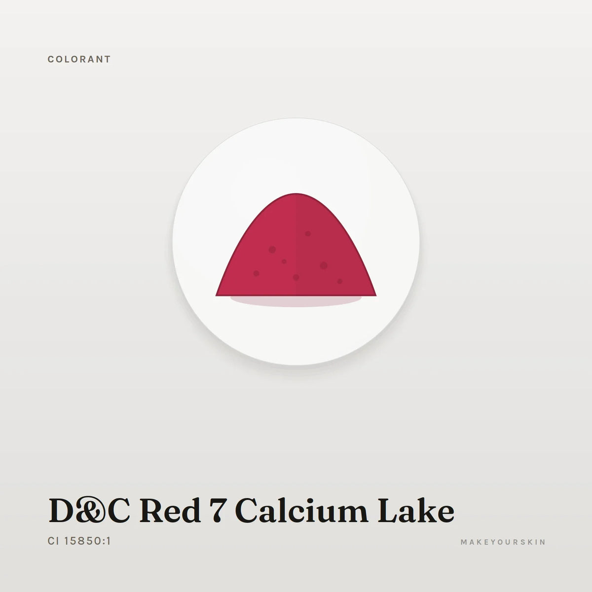 D&C Red 7 Calcium Lake (CI 15850:1) — powder, Global — MakeYourSkin