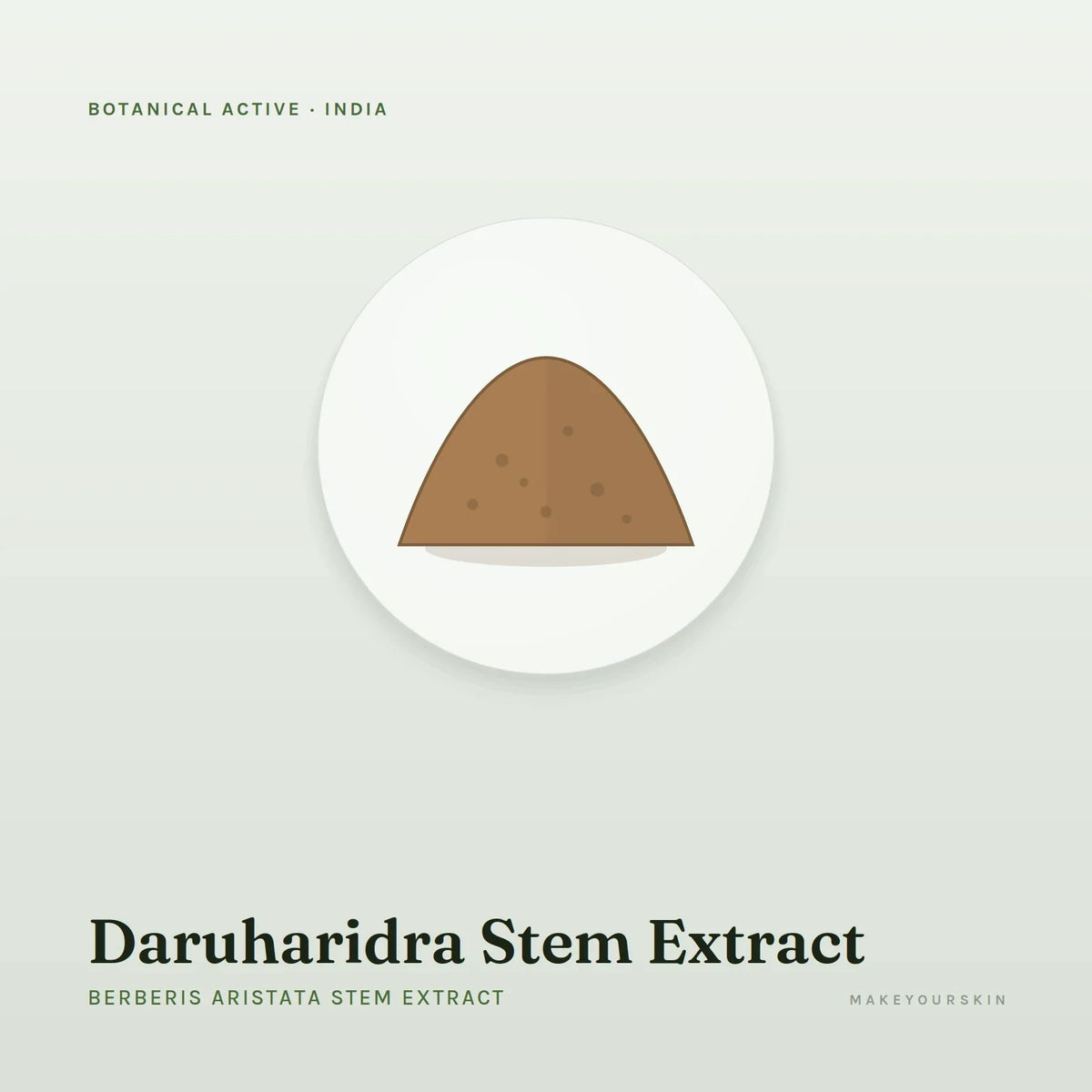 Daruharidra Stem Extract (Berberis Aristata Stem Extract) — powder, India · Ayurveda — MakeYourSkin