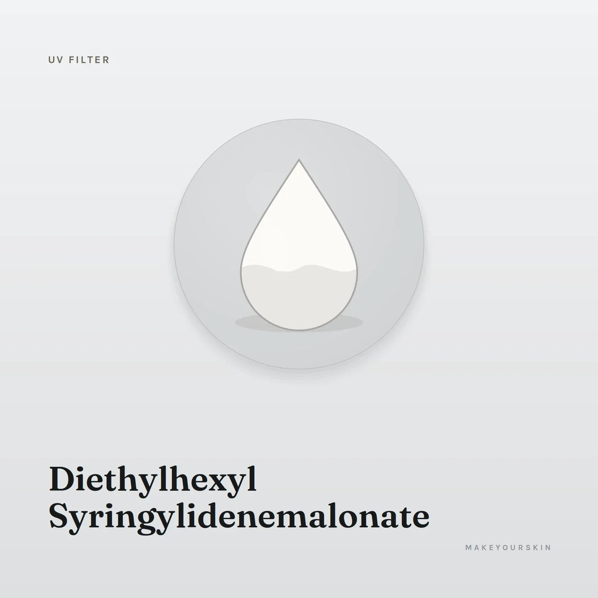 Diethylhexyl Syringylidenemalonate — liquid, Global — MakeYourSkin