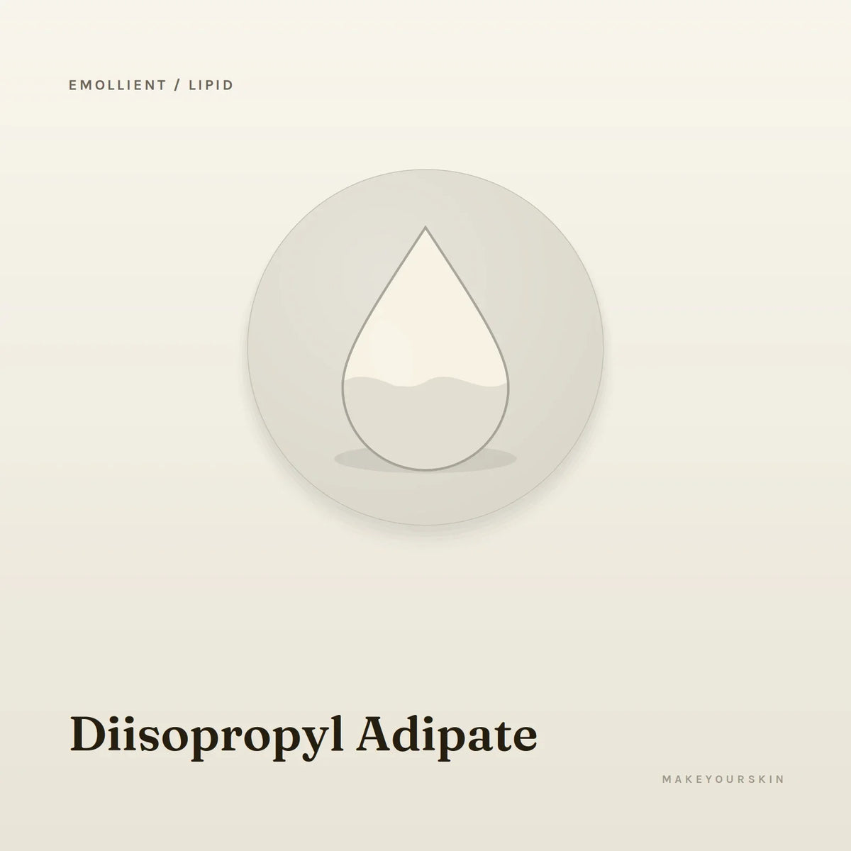 Diisopropyl Adipate — liquid, Global — MakeYourSkin
