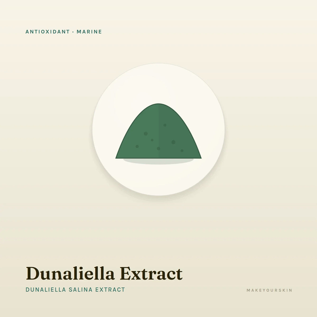Dunaliella Extract (Dunaliella Salina Extract) — powder, Marine · Algae — MakeYourSkin