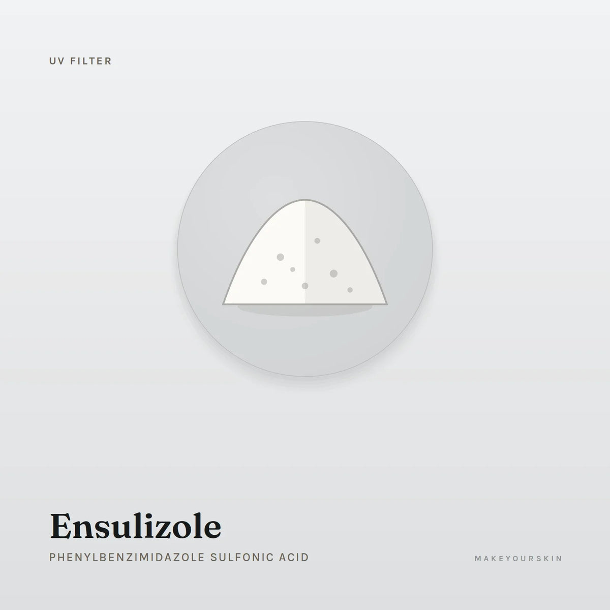 Ensulizole (Phenylbenzimidazole Sulfonic Acid) — powder, Global — MakeYourSkin