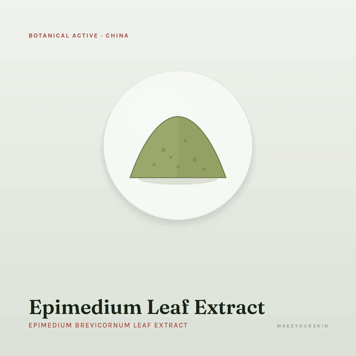 Epimedium Leaf Extract (Epimedium Brevicornum Leaf Extract) — powder, China · TCM — MakeYourSkin