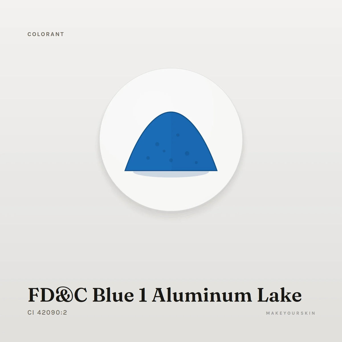 FD&C Blue 1 Aluminum Lake (CI 42090:2) — powder, Global — MakeYourSkin