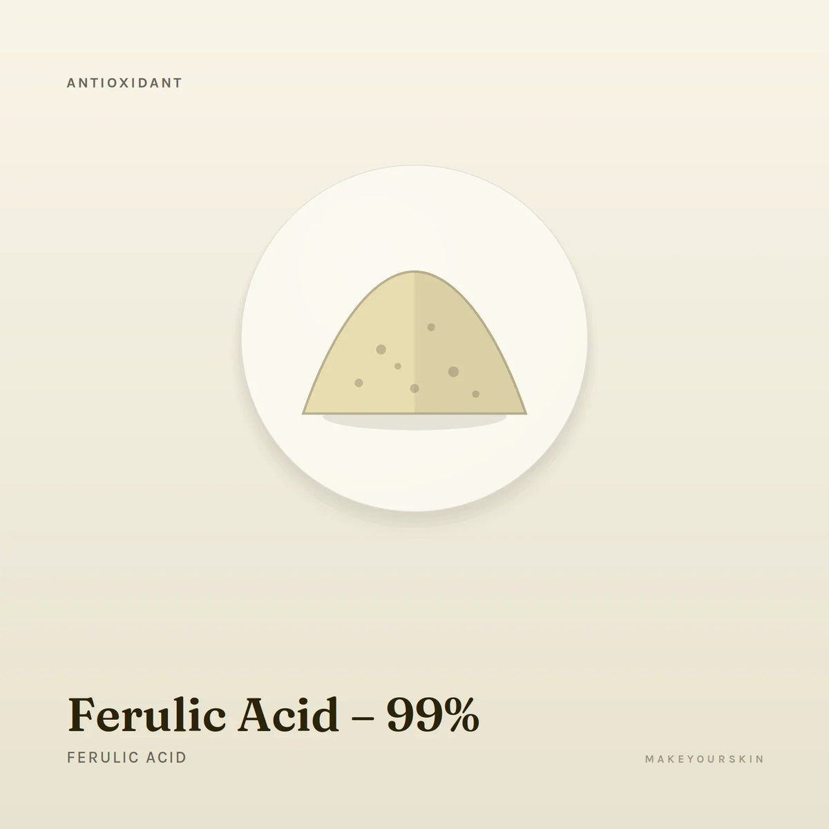 Ferulic Acid – 99% (Ferulic Acid) — powder, Global — MakeYourSkin