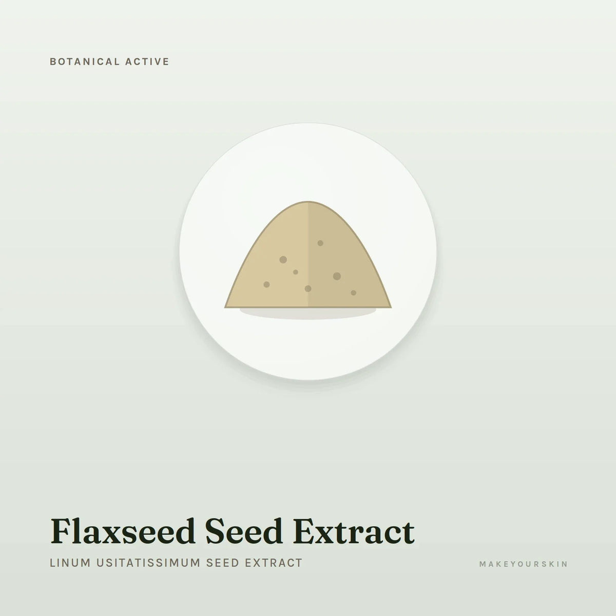 Flaxseed Seed Extract (Linum Usitatissimum Seed Extract) — powder, Global — MakeYourSkin