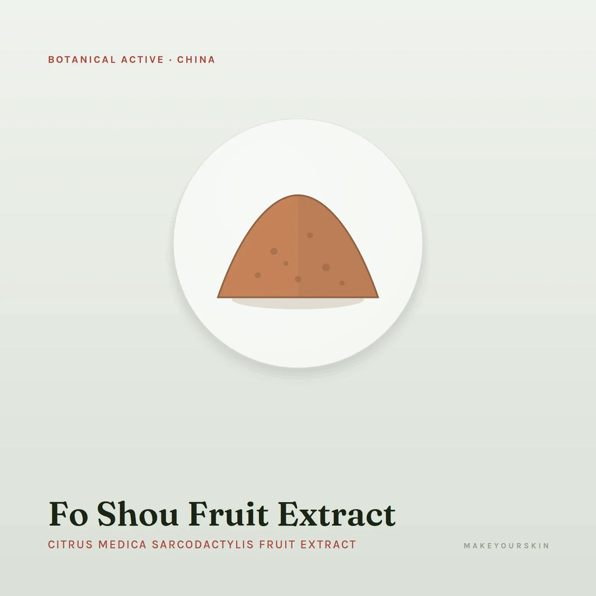 Fo Shou Fruit Extract (Citrus Medica Sarcodactylis Fruit Extract) — powder, China · TCM — MakeYourSkin