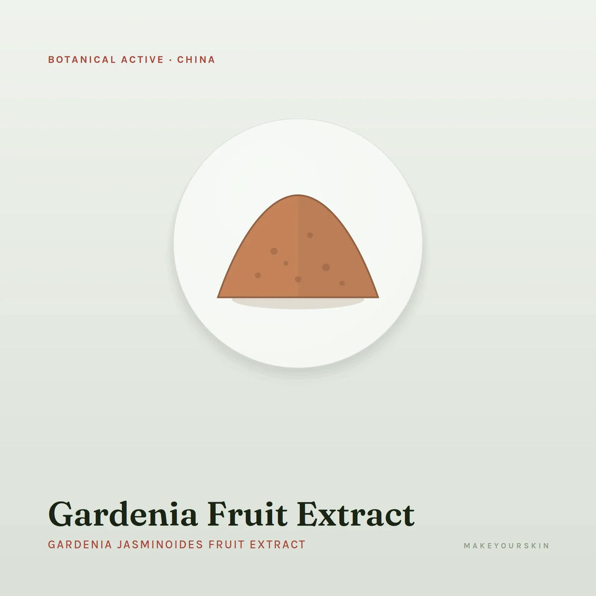 Gardenia Fruit Extract (Gardenia Jasminoides Fruit Extract) — powder, China · TCM — MakeYourSkin