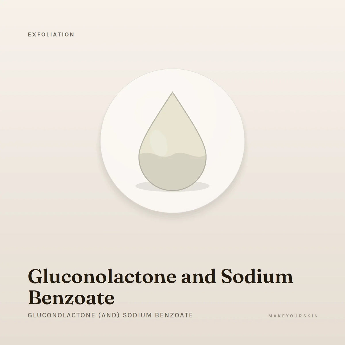 Gluconolactone and Sodium Benzoate (Gluconolactone (and) Sodium Benzoate) — liquid, Global — MakeYourSkin