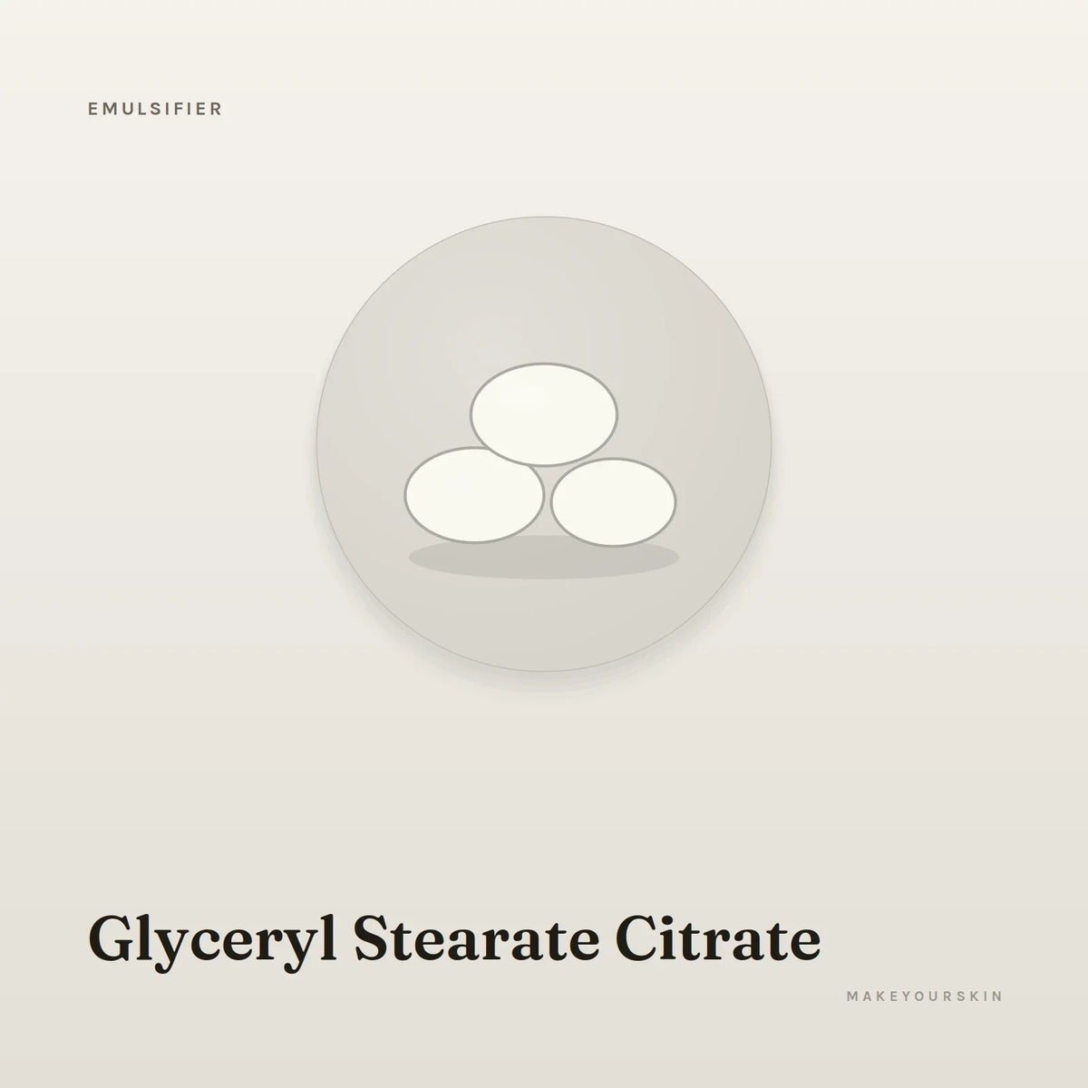 Glyceryl Stearate Citrate — wax / solid, Global — MakeYourSkin