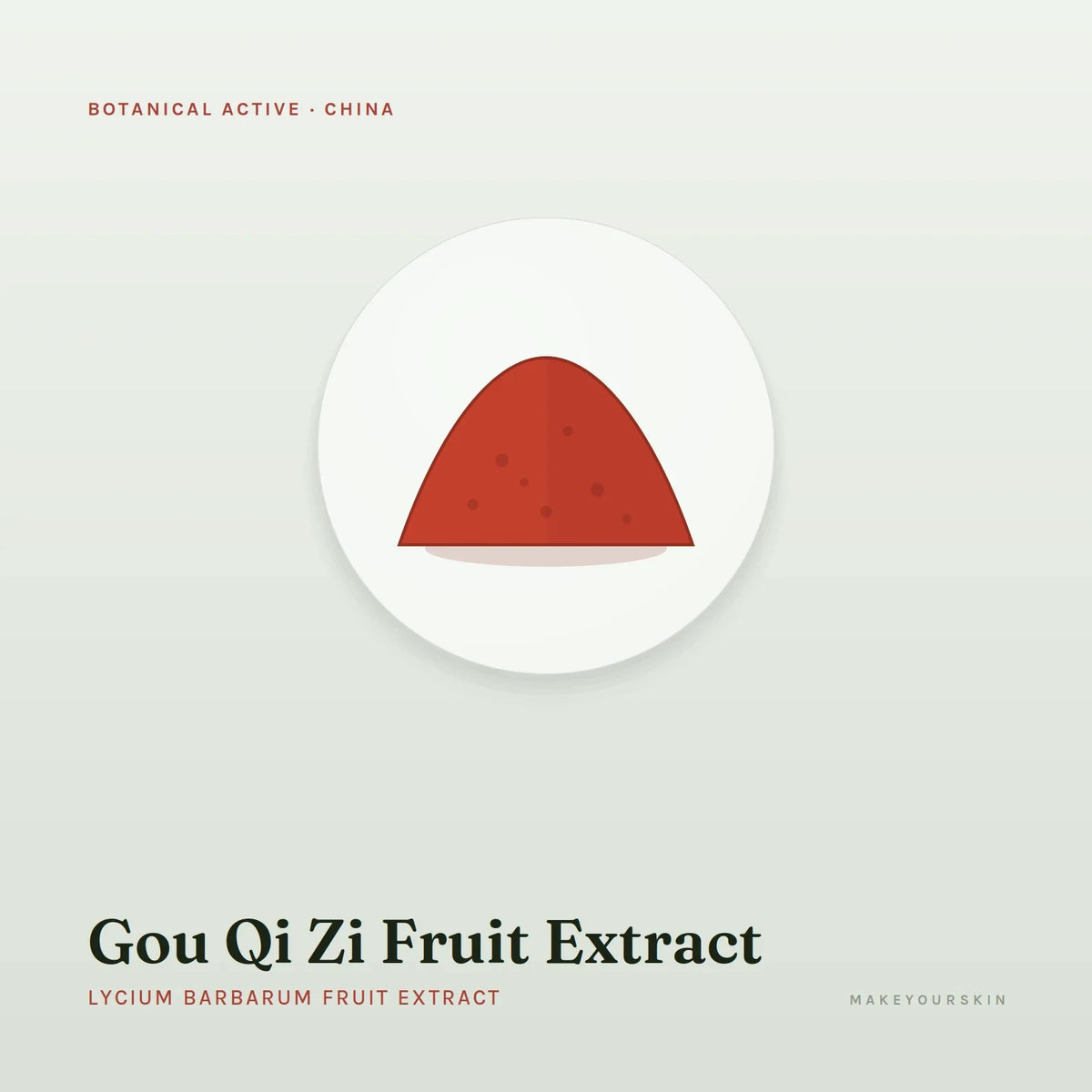 Gou Qi Zi Fruit Extract (Lycium Barbarum Fruit Extract) — powder, China · TCM — MakeYourSkin