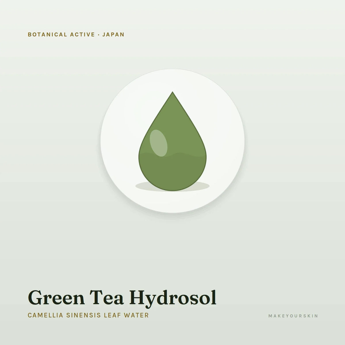 Green Tea Hydrosol (Camellia Sinensis Leaf Water) — liquid, Japan · J-Beauty — MakeYourSkin