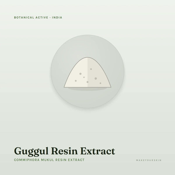 Guggul Resin Extract (Commiphora Mukul Resin Extract) — powder, India · Ayurveda — MakeYourSkin