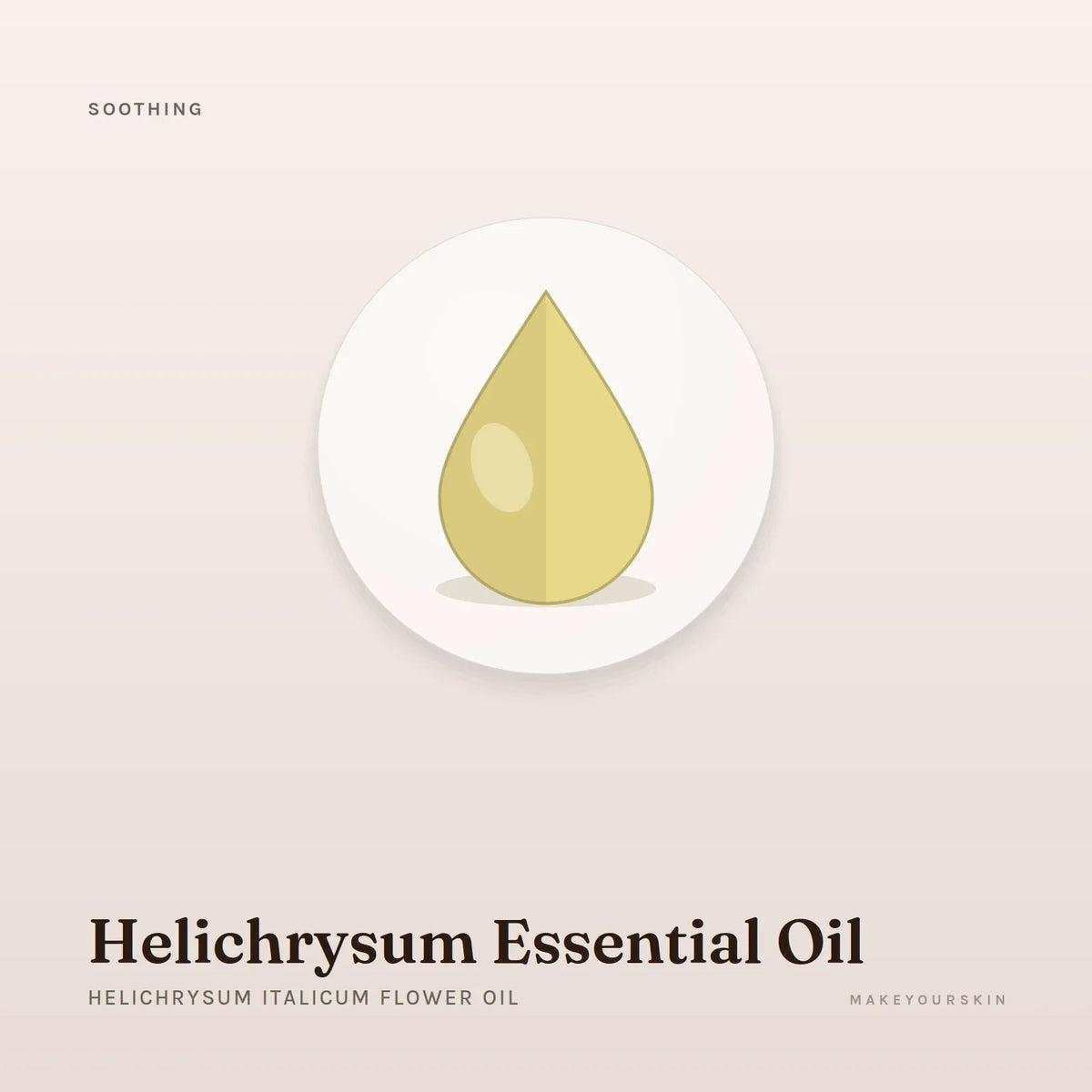 Helichrysum Essential Oil (Helichrysum Italicum Flower Oil) — oil, Global — MakeYourSkin
