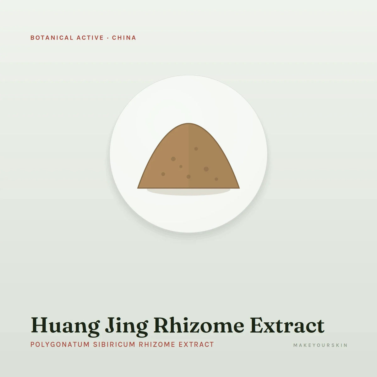 Huang Jing Rhizome Extract (Polygonatum Sibiricum Rhizome Extract) — powder, China · TCM — MakeYourSkin