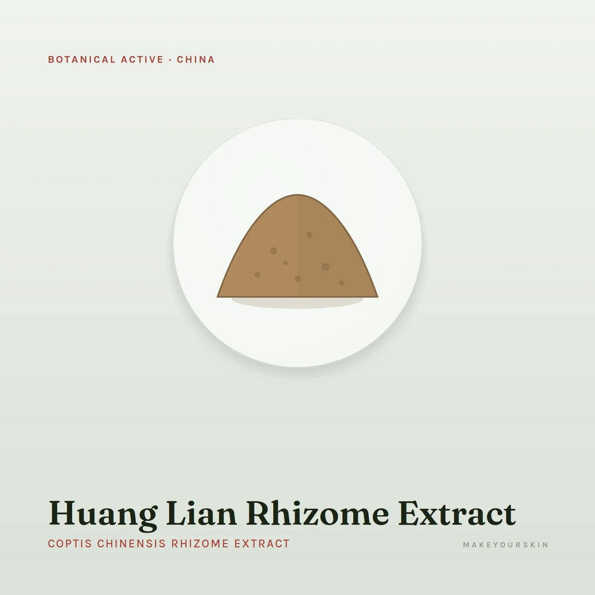 Huang Lian Rhizome Extract (Coptis Chinensis Rhizome Extract) — powder, China · TCM — MakeYourSkin