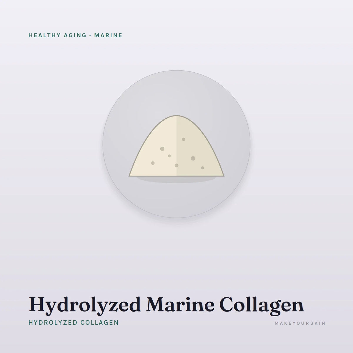 Hydrolyzed Marine Collagen (Hydrolyzed Collagen) — powder, Marine · Algae — MakeYourSkin