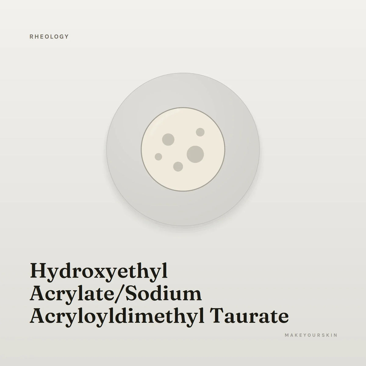 Hydroxyethyl Acrylate/Sodium Acryloyldimethyl Taurate Copolymer — dispersion, Global — MakeYourSkin