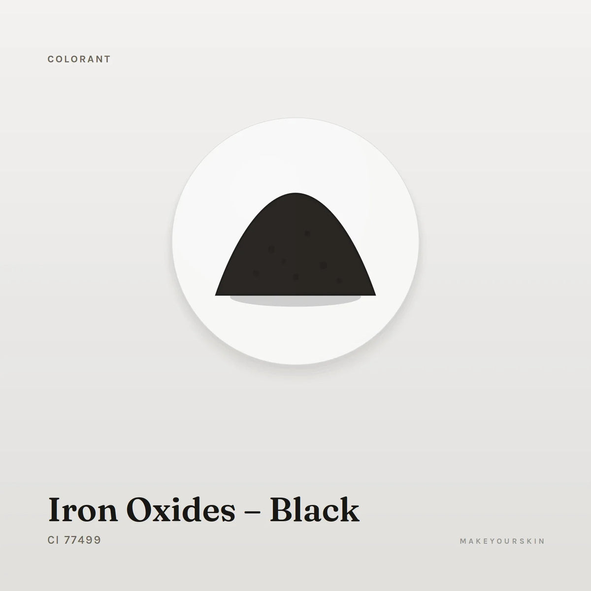 Iron Oxides – Black (CI 77499) — powder, Global — MakeYourSkin