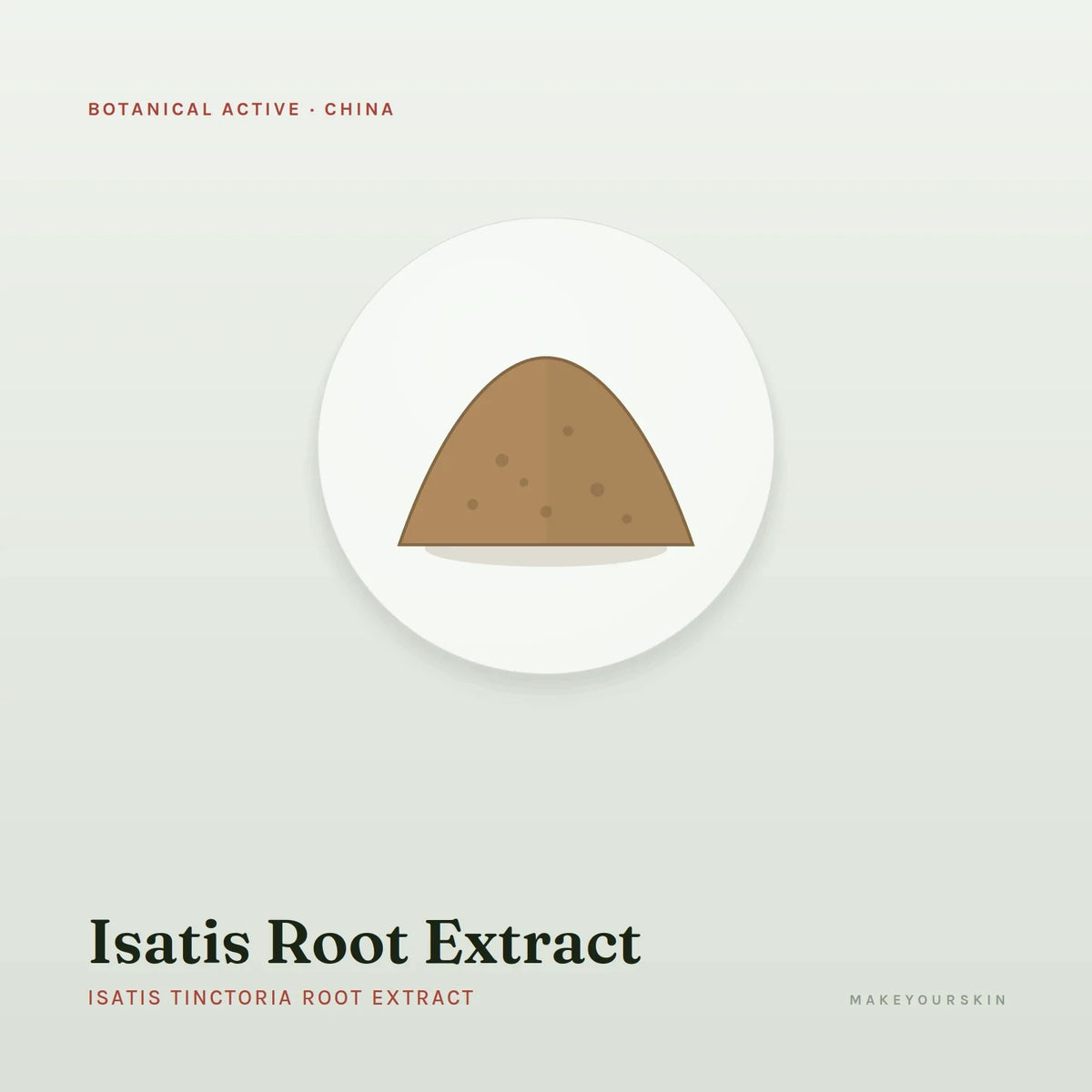Isatis Root Extract (Isatis Tinctoria Root Extract) — powder, China · TCM — MakeYourSkin