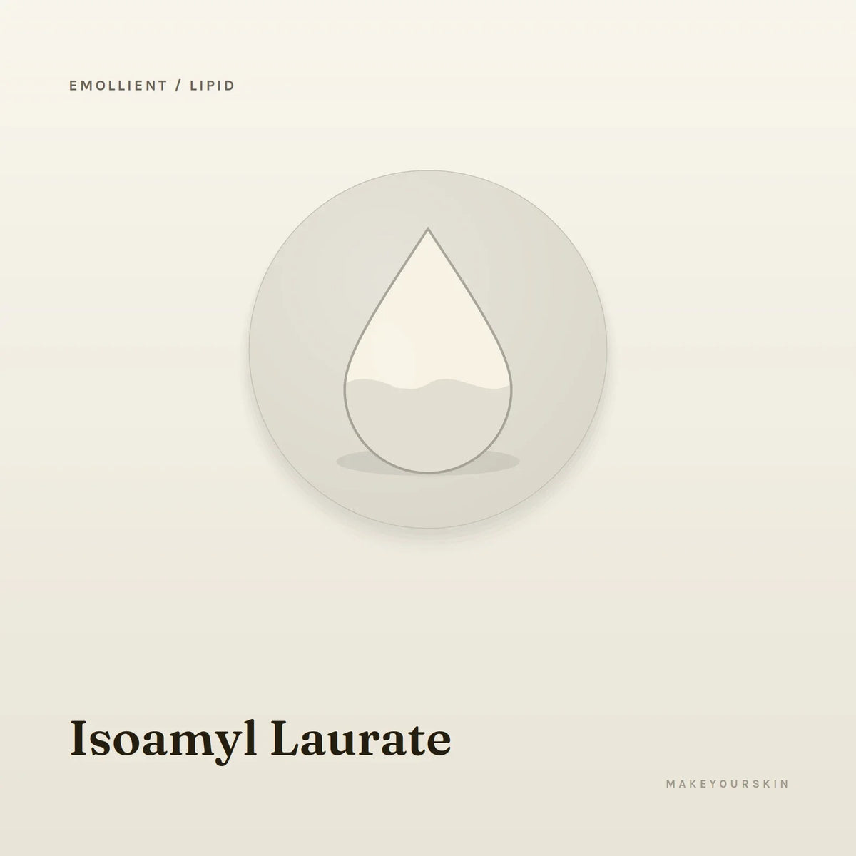 Isoamyl Laurate — liquid, Global — MakeYourSkin