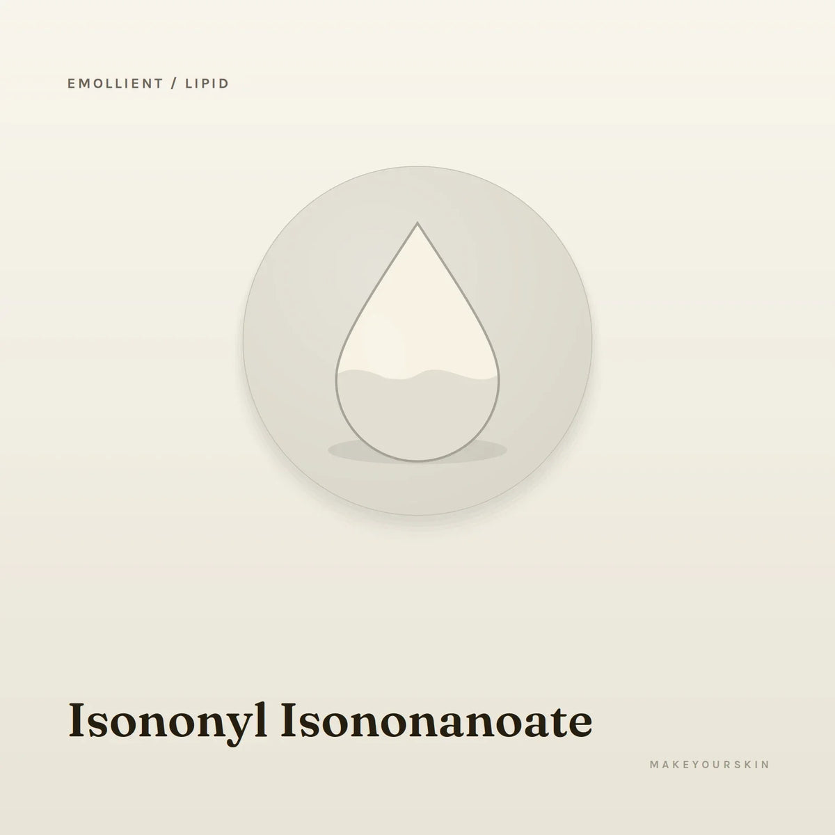 Isononyl Isononanoate — liquid, Global — MakeYourSkin