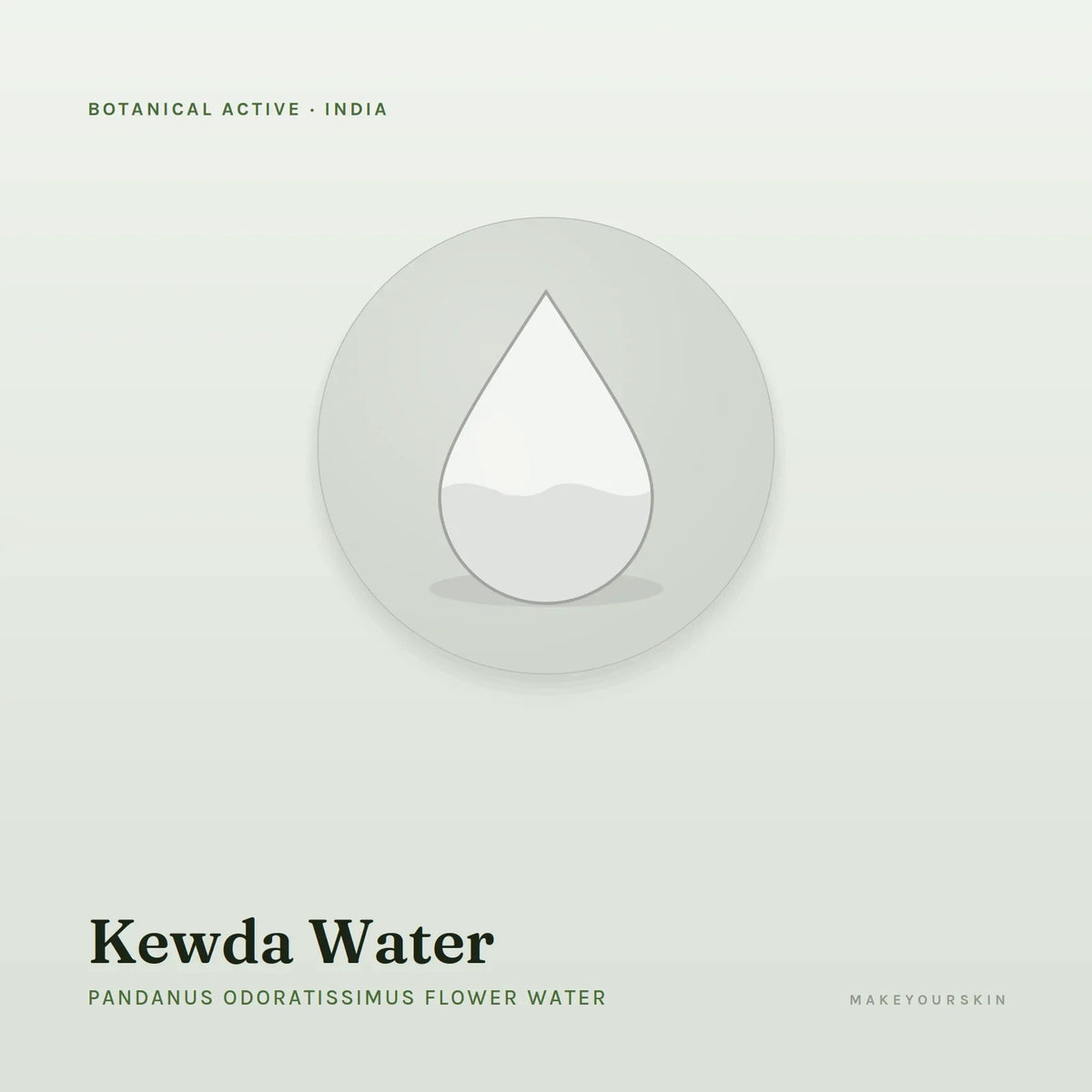 Kewda Water (Pandanus Odoratissimus Flower Water) — liquid, India · Ayurveda — MakeYourSkin