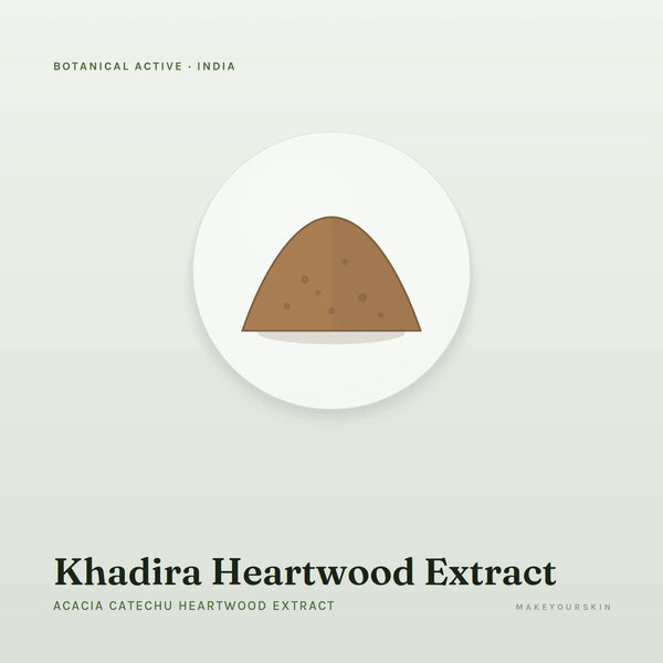 Khadira Heartwood Extract (Acacia Catechu Heartwood Extract) — powder, India · Ayurveda — MakeYourSkin