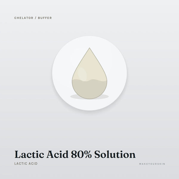 Lactic Acid 80% Solution (Lactic Acid) — liquid, Global — MakeYourSkin