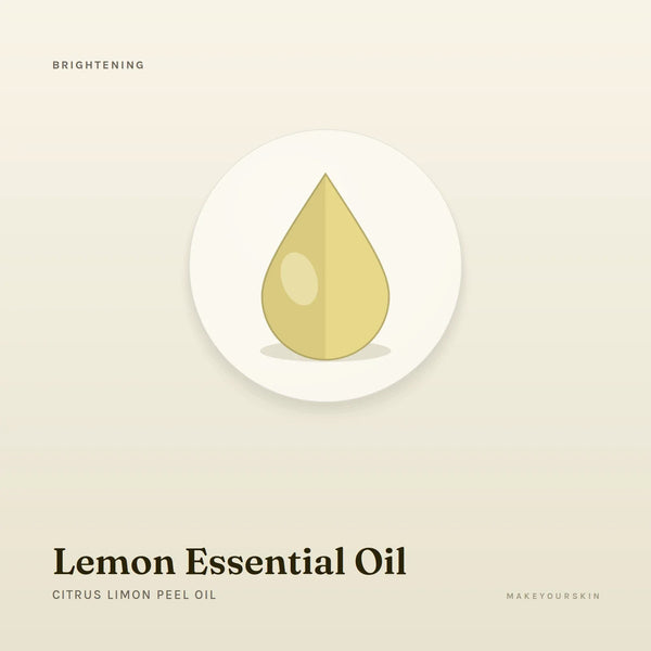 Lemon Essential Oil (Citrus Limon Peel Oil) — oil, Global — MakeYourSkin