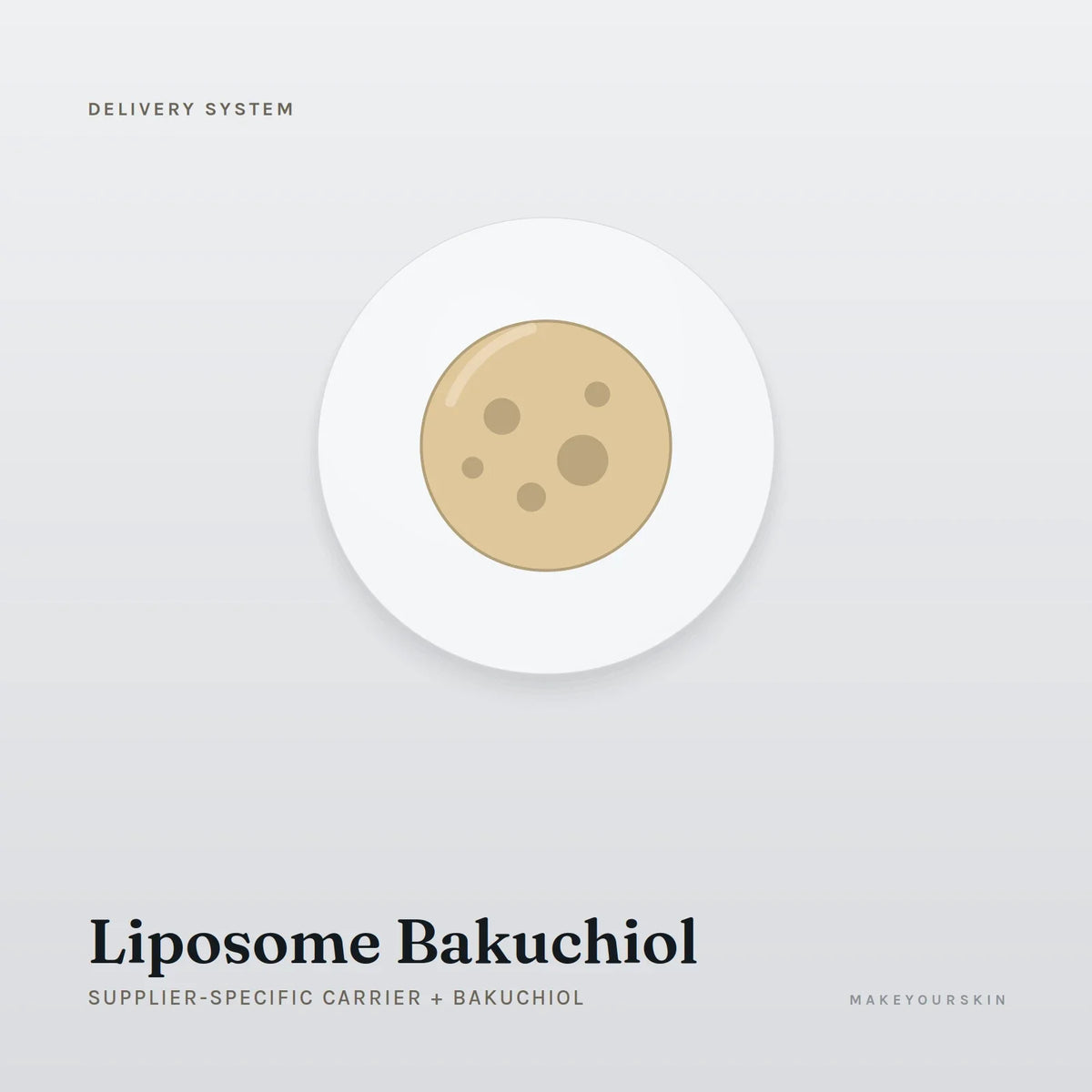 Liposome Bakuchiol (Supplier-specific carrier + Bakuchiol) — dispersion, Global — MakeYourSkin