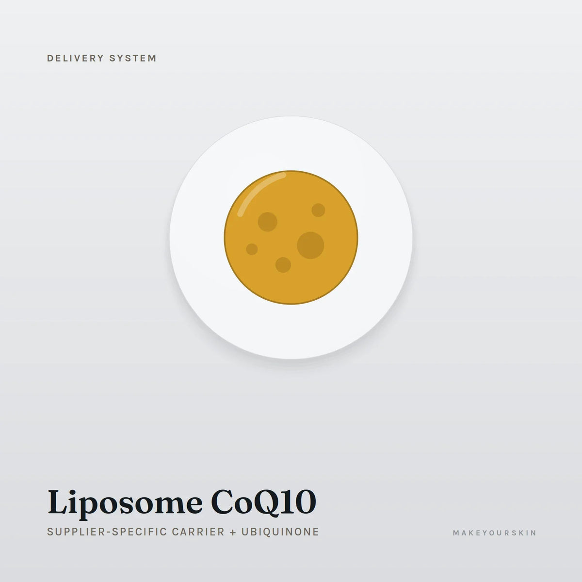 Liposome CoQ10 (Supplier-specific carrier + Ubiquinone) — dispersion, Global — MakeYourSkin