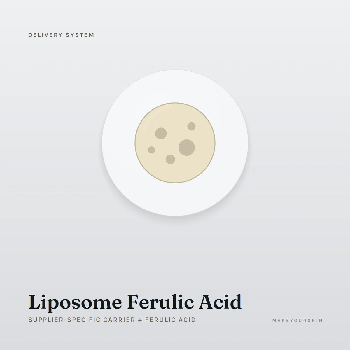 Liposome Ferulic Acid (Supplier-specific carrier + Ferulic Acid) — dispersion, Global — MakeYourSkin