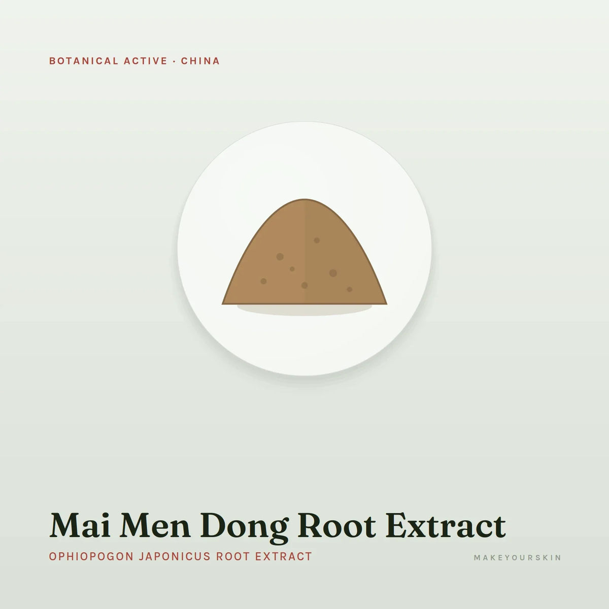 Mai Men Dong Root Extract (Ophiopogon Japonicus Root Extract) — powder, China · TCM — MakeYourSkin