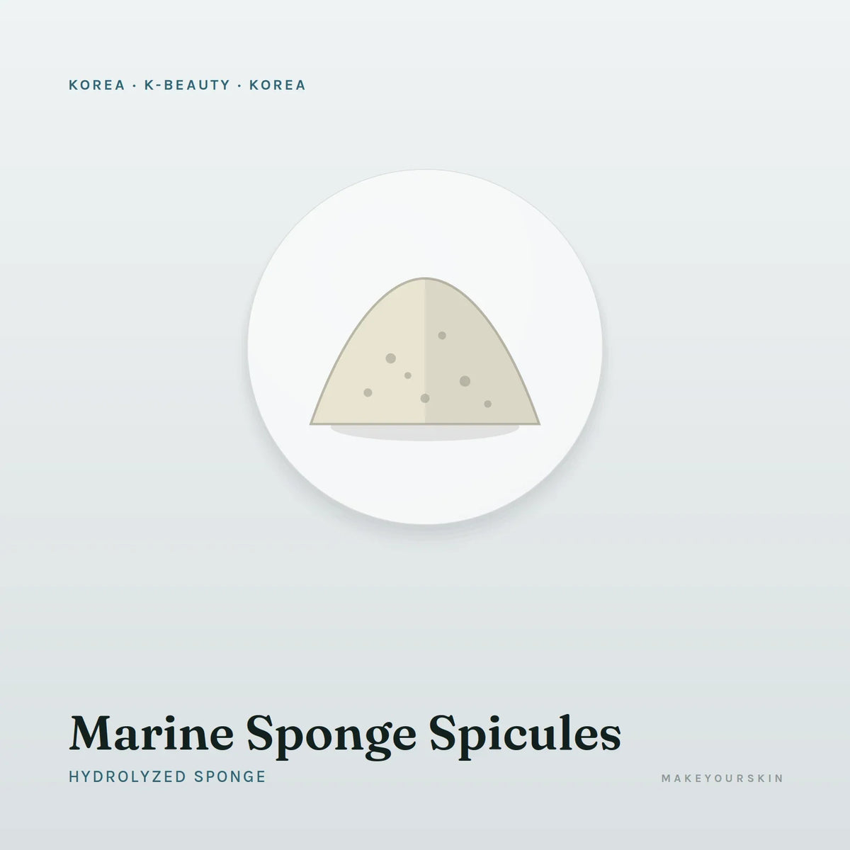 Marine Sponge Spicules (Hydrolyzed Sponge) — powder, Korea · K-Beauty — MakeYourSkin